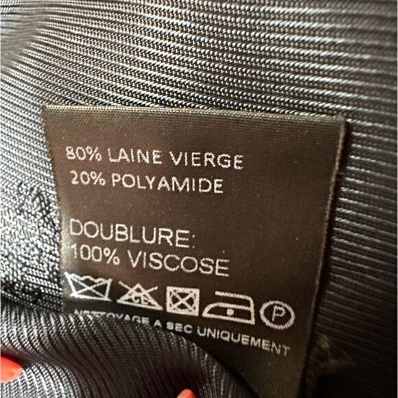 The Kooples Short Black Wool Coat sz S - Picture 15 of 16